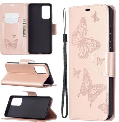 Produktbild von König Design Hülle kompatibel mit Samsung Galaxy A72 5G Kunstleder Handyhülle - Handy Case Rosa