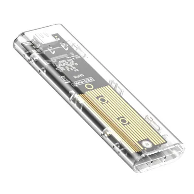 Produktbild von M.2 NVMe SSD Gehäuse, USB 3.1 Adapter 10Gbps, USB-C auf USB-C Kabel