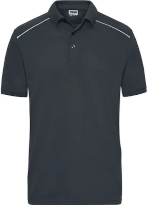 Produktbild von Men's  Workwear Polo - SOLID - carbon, Gr. XXL