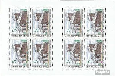 Produktbild von Briefmarken Tschechien 1993 Mi 6Klb Kleinbogen (kompl.Ausg.) gestempelt Heimat