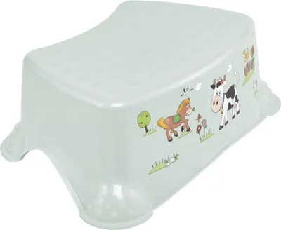 Produktbild von keeeper kids Tritthocker "tomek funny farm" soft green
