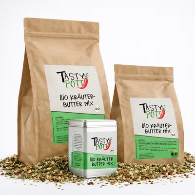 Produktbild von Tasty Pott Kräuterbutter Mix - im Beutel - 200g
