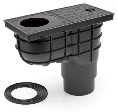 Produktbild von Regensinkkasten Dachrinnenablauf Regenrohrablauf Sinkkasten 325 S