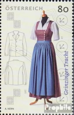 Produktbild von Briefmarken Österreich 2017 Mi 3364 (kompl.Ausg.) gestempelt Trachten