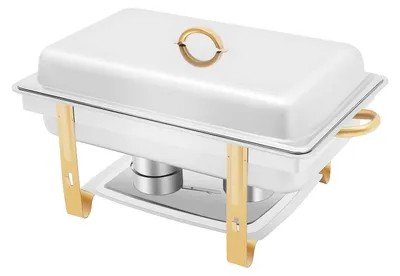 Image de Chafing Dish, acier inoxydable, capacité 9L, argent
