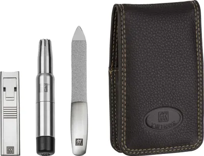 Produktbild von Zwilling TWINOX Druckknopf-Etui, Braun, 3-tlg.