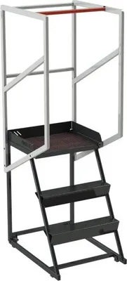 Image de Escabeau roulant étroit 2 marches 150 kg - FIMM - 830008728