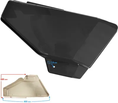 Zdjęcie produktu dla Prawa strona obudowy czarna do motoroweru Ranger Classic