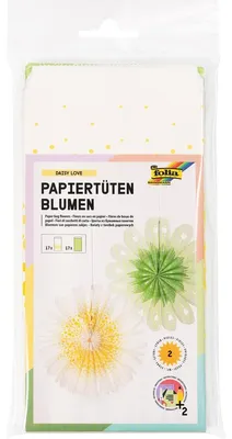 Produktbild von Folia Papiertüten weiss/gruen