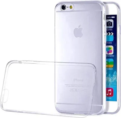 Productafbeelding van CHPN - Beschermhoes geschikt voor iPhone 6 Plus - Beschermhoes voor iPhone - Transparante hoes - Beschermhoes geschikt voor iPhone 6S - Telefoonhoesje - Telefoonhoesje - iPhone hoesje - Telefoonhoesje - Telefoonhoesje