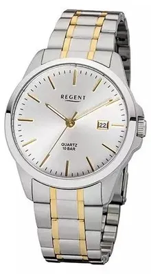 Produktbild von Regent Herren Armbanduhr F-1013 Edelstahl bicolor