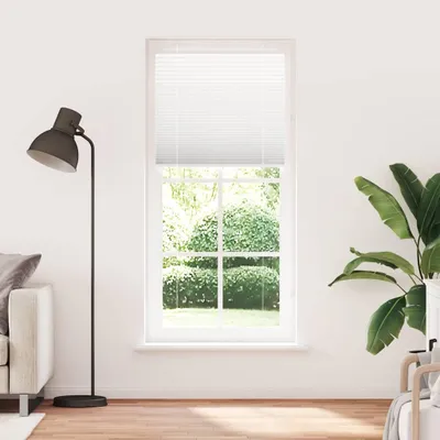 Zdjęcie produktu dla vidaXL Roleta plisowana biała 85x200 cm szerokość tkaniny 84,4 cm poliester