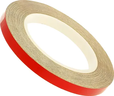 Zdjęcie produktu dla Naklejka na felgę 5 mm – czerwona – 600 cm