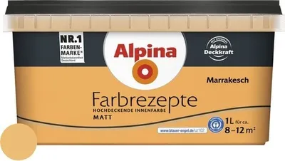 Produktbild von Alpina Wandfarbe Farbrezepte Marrakesch 1 l