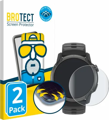 Produktbild von 2x BROTECT Fullscreen Schutzfolie für Coros Apex 4 (42 mm) Displayschutz Folie Fullcover Matt Entspiegelungsfolie