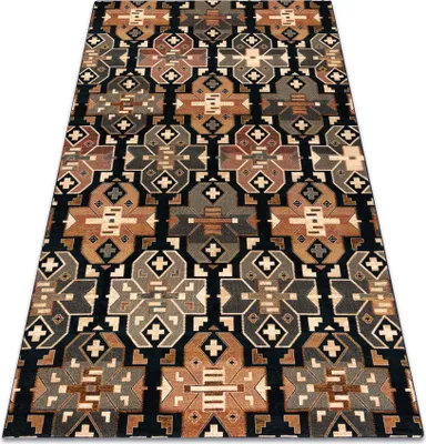 Produktbild von Wollteppich SUPERIOR DIAS ethnisch dunkelblau Mehrfarben 235x350 cm