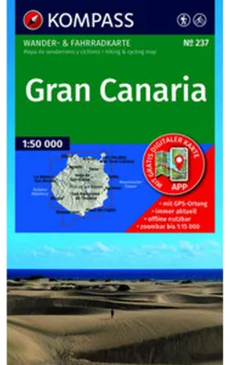 Obrázok produktu pre Turistická mapa KOMPASS 237 Gran Canaria 1:50 000