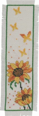 Obrázek produktu pro Permin sada pro vyšívání kříž-výšivek "Slunečnice", 7x22cm, 05-3194