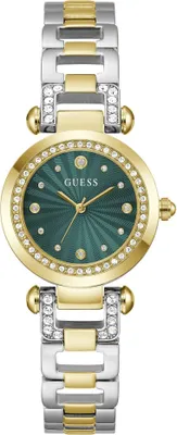 Produktbild von Guess Damen Uhr Armbanduhr GB GINGER GW0869L1 Edelstahl bicolor