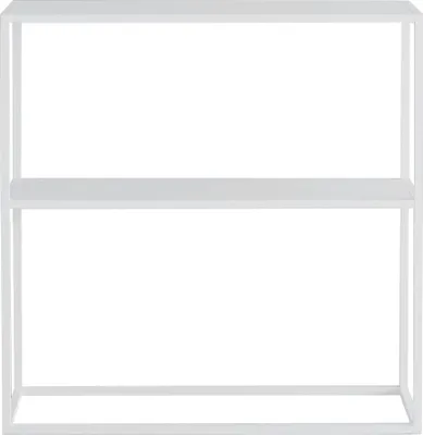 Produktbild von In And OutdoorMatch Konsolentisch Saylor - Beistelltisch - 80x79,5x26 cm - Weiß - Stahl - Modernes Design