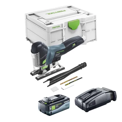 Produktbild von Festool CARVEX PSC 420 EB-Basic Akku Pendelstichsäge 18 V 120 mm Brushless + 1x Akku 8,0 Ah + Schnellladegerät + Systainer