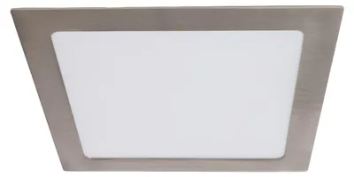 Produktbild von LED Einbaustrahler flach 18W Eckig SuperSlim Ausschnitt 205x205 mm Silber 4000K Neutralweiß