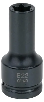 Produktbild von KS Tools 460.1507, Buchse, 3/4", 1 Kopf/Köpfe, Chrom-Molybdän-Stahl, ISO 1174, DIN 3121, 335 g