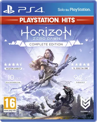 The cover art for the video game Horizon Zero Dawn Complete Edition for PlayStation 4.