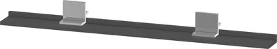 Image de Tablette Duravit Sivida, support chromé, 1200x115x35mm, SV7434010490000