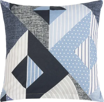 Zdjęcie produktu dla Poszewka bawełniana – 40 x 40 cm – niebieska