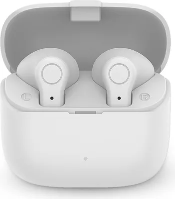Produktbild von Earbuds TWS155 Weiße kabellose Kopfhörer – Bluetooth 5.3 – Mikrofon im Lieferumfang enthalten
