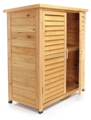 Produktbild von Gartenhaus mit 2 Türen aus Fichtenholz 870x465x916 mm