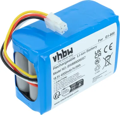 Produktbild von vhbw Akku kompatibel mit Ecovacs GX-600, MPB11, MPB12, GOAT O1200 RTK, GOAT O800 RTK Rasenmäher (4000mAh 18,5V Li-Ion)