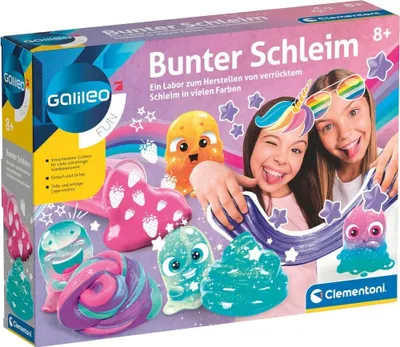 Produktbild von Clementoni Experimentierkasten Bunter Schleim mehrfarbig