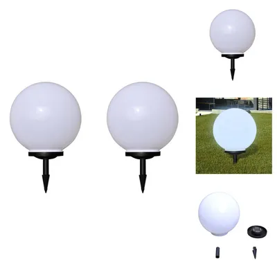 Obrázok produktu pre vidaXL Cestné svetlá 2 ks LED 40 cm so zemným hrotom - Vonkajšie osvetlenie