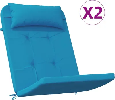 Obrázek produktu pro vidaXL Adirondack polštáře 2 ks. Světle modrá tkanina Oxford