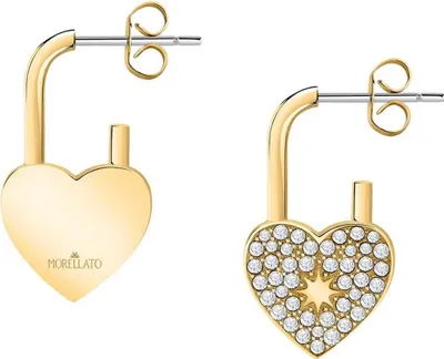 Produktbild von Romantic gold plated earrings with Abbraccio SABG27 crystals