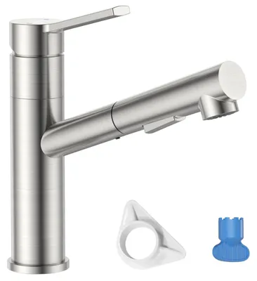 Productafbeelding van Solidchoice - RVS Keukenkraan met Uittrekbare Douche en Hoge Druk