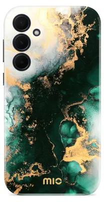 Produktbild von MIO Handyhülle für Samsung Galaxy A35 MagSafe Hülle Hardcase Backcover - Green Marble