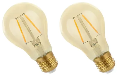 Produktbild von Spectrum E27 LED Lampe 4,9W 490lm 2400K Warmweiß 230V 2 Stück