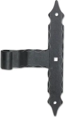 Produktbild von Kreuzband ohne Kegel, 300 x 40 x 6 mm, Schmiedeeisen verzinkt geschwärzt