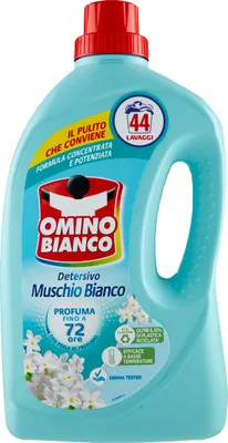 Zdjęcie produktu dla Płyn do prania Detersivo Muschio Bianco 1,76l - Omino Bianco