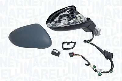 Produktbild von MAGNETI MARELLI 182201587200 Außenspiegel Seitenspiegel Rechts für VW Passat Variant (3G5, CB5) Beheizt mit Memory Konvex Grundiert Elektrisch