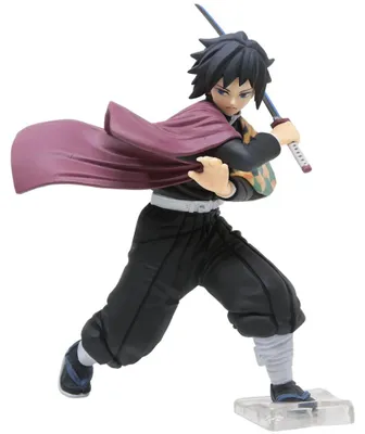 Productafbeelding van Bandai Demon Slayer, Giyu Tomioka, tweede figuur, 15 cm, meerkleurig. Meerkleurig, one size