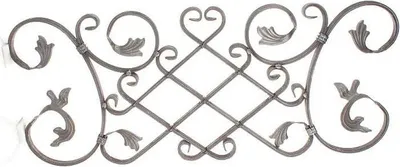 Immagine prodotto di LogistSystem - Ferri battuti ornamentali in ferro battuto 370x880 mm - ad es. come elemento per inferriate - ringhiere - recinzioni - cancelli - rosoni - grate 13.042