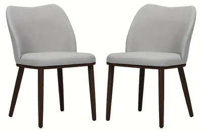 Produktbild von Moderne Esszimmerstühle - Stuhlset - Designstühle - Küchenstühle - Sitzgruppenstühle - Hellgrau