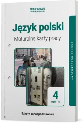 Obrázok produktu pre Jezyk polski 4 Maturalne karty pracy Czesc 1 i 2 Zakres rozszerzony