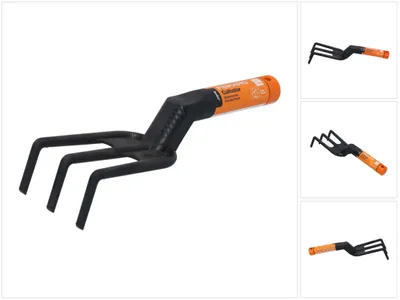 Produktbild von Fiskars 1001600, Handkultivator, Schwarz, Orange, 307 mm