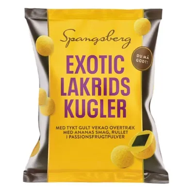 Produktbild von Spangsberg Exotic Lakridskugler 110g