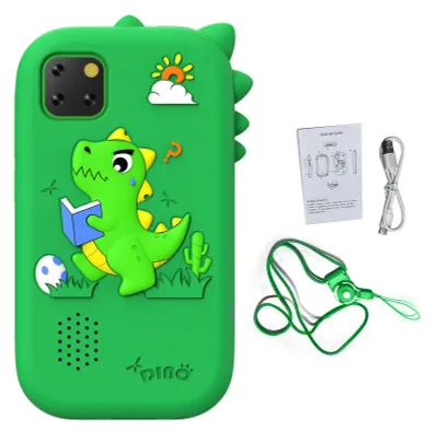 Zdjęcie produktu dla 2.smartfon dla dzieci z 8-calowym ekranem dotykowym i grami Aparat fotograficzny Odtwarzacz MP3/MP4 Wbudowana pamięć 32 GB Zielony